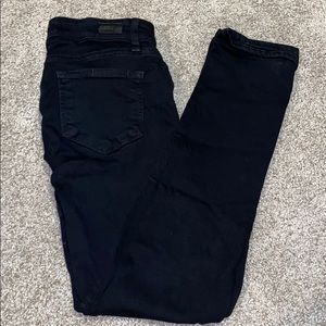 Paige black jeans Skyline Ankle Peg